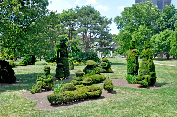 The topiary garden